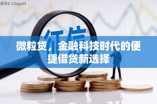 东坑微粒贷，金融科技时代的便捷借贷新选择