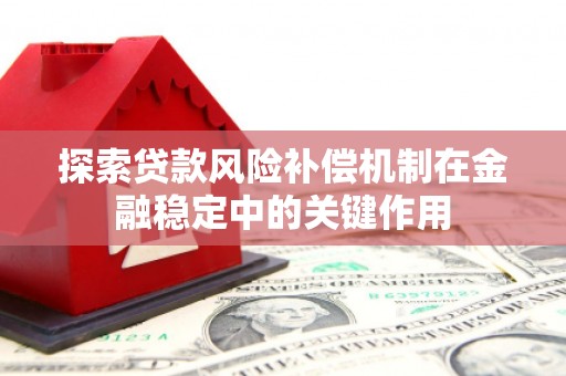 东坑探索贷款风险补偿机制在金融稳定中的关键作用
