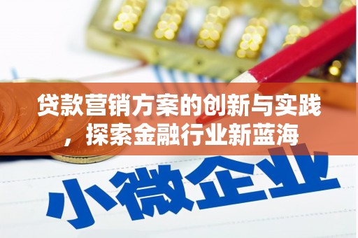 东坑贷款营销方案的创新与实践，探索金融行业新蓝海